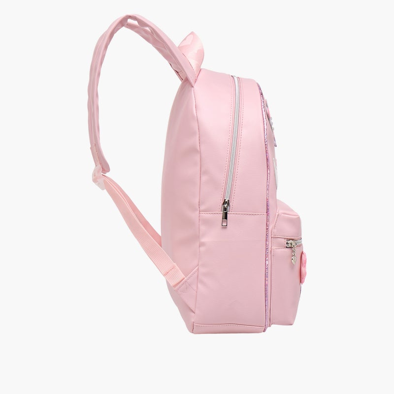 OMG Backpack - Butterfly Hearts Daisy-15.5In-2 Cnmprt (Pvc) Pink \ 31.15X10.16X39.37 - Image 4